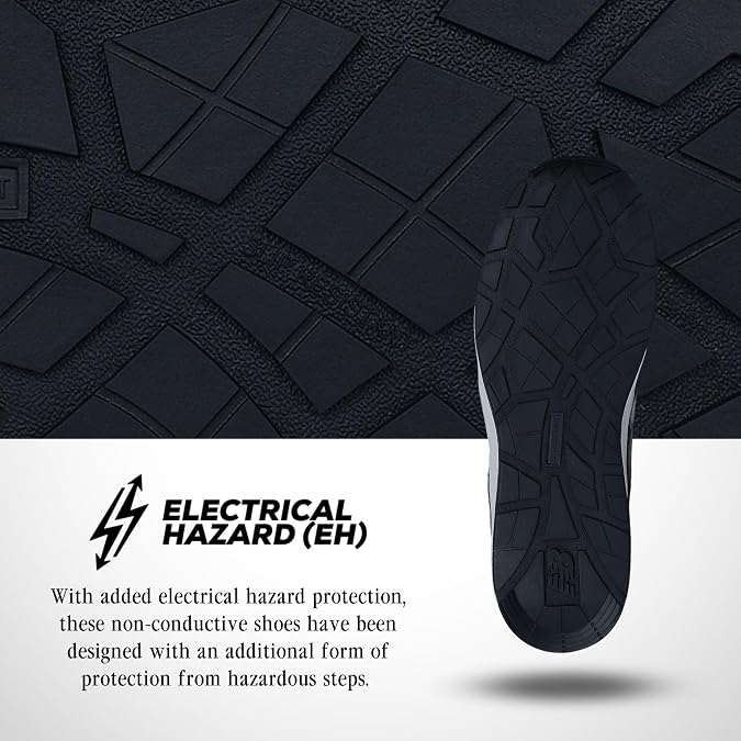 New Balance Women's Composite Toe Elite Lite EH Industrial Shoe, Magnet Whispy Blue, 7.5 Wide