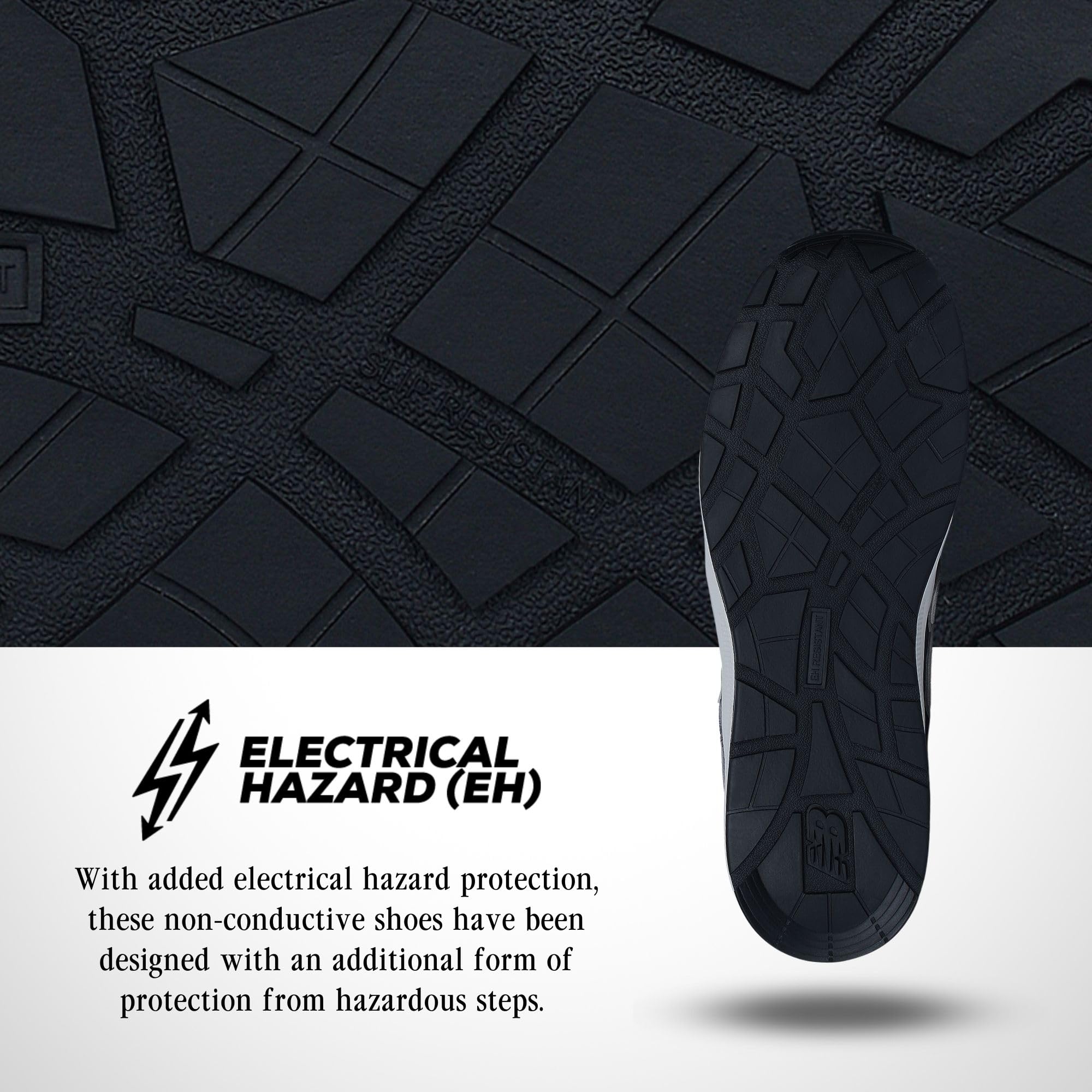 New Balance Work & Safety Women's Elite Lite Electrical Hazard Medium Composite Toe, Industrial Work Shoe Lightweight & Slip Resistant, Magnet Whispy Blue, 7