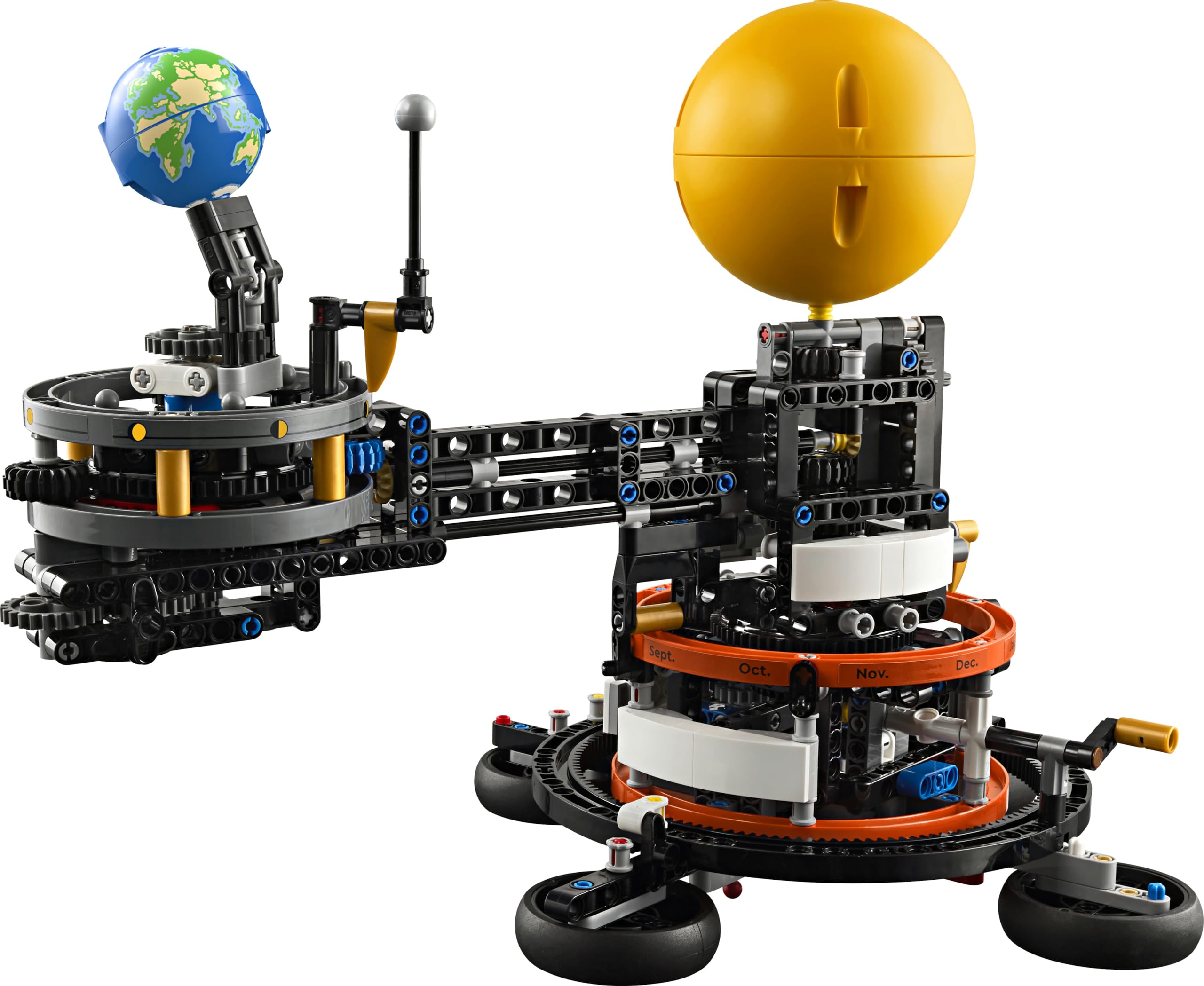 LEGO Technic Pianeta Terra e Luna in Orbita, Giochi Spaziali per Bambini e Bambine da 10 Anni in su, Sistema Solare Giocattolo da Costruire con Pianeti, Sole e Funzione di Rotazione, Idea Regalo 42179