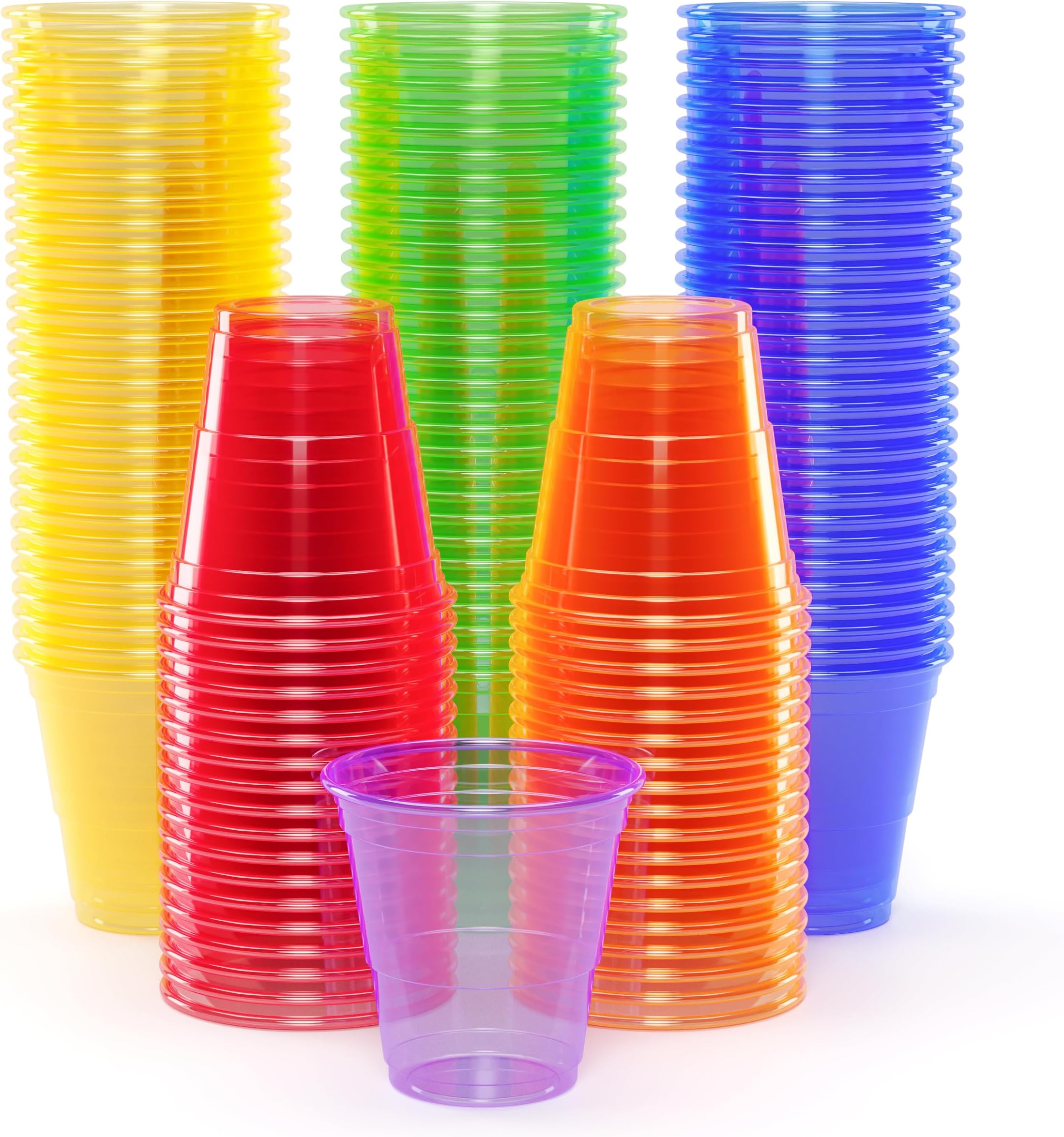 xo, Fetti Party Decorations Glow In Dark Plastic Cups 16