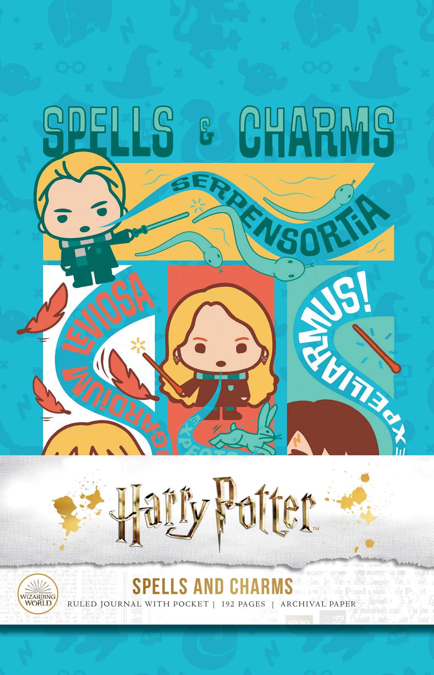 Journal Harry Potter Spells and Charms : finissez-en avec les feuilles volantes grâce à ce carnet