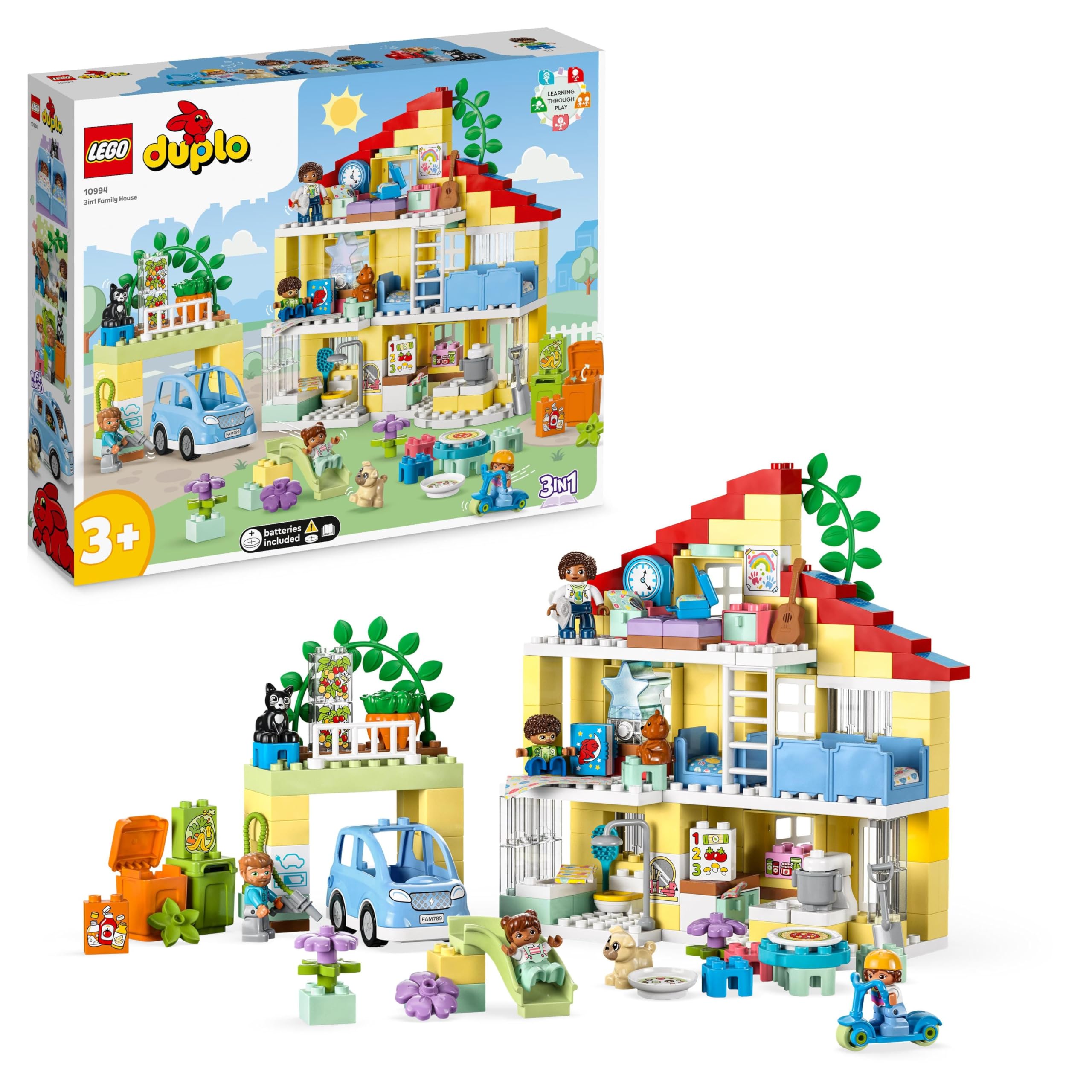 シルバニア Amazon.com: LEGO 10994 DUPLO Town 3in1 Family House Building Set