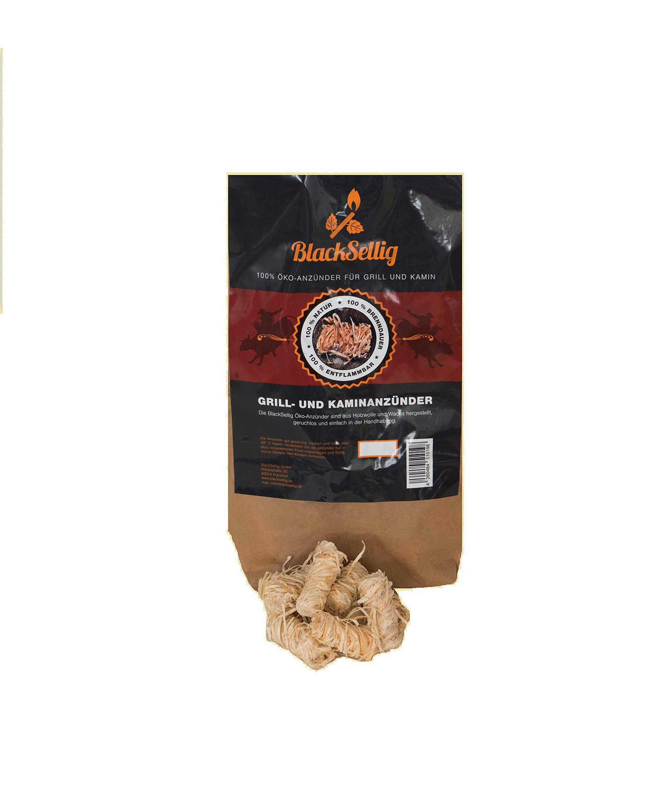 1000 pezzi (circa 16 Kilo) Black sellig Oeko accendisigari Accendifuoco Ecologico, Accendifuoco per barbecue forno accendisigari camino – versandkostenfrei.