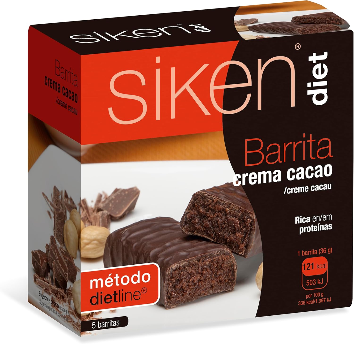 Siken Diet – Cocoa Cream Flavor Bar w...