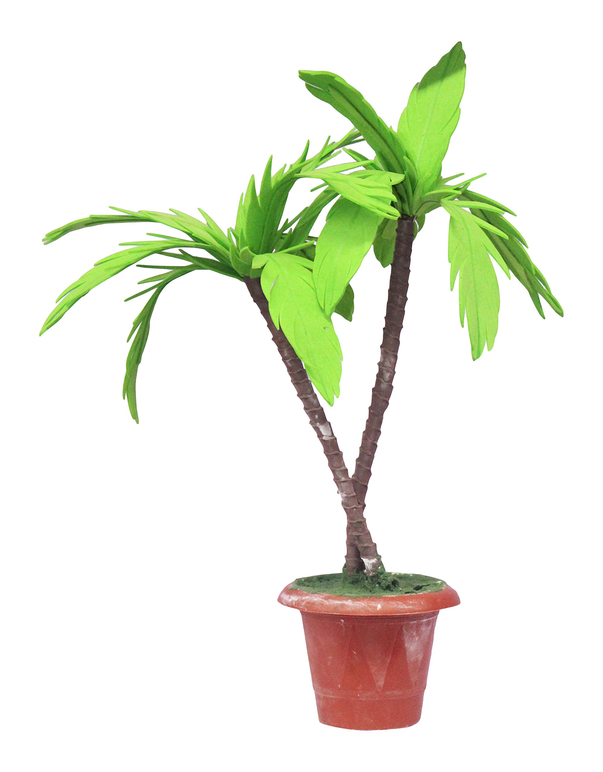 Sandip Handicrafts Plastic Artificial Plant (15 cm x 15 cm x 25 cm, SandipDutta 3)