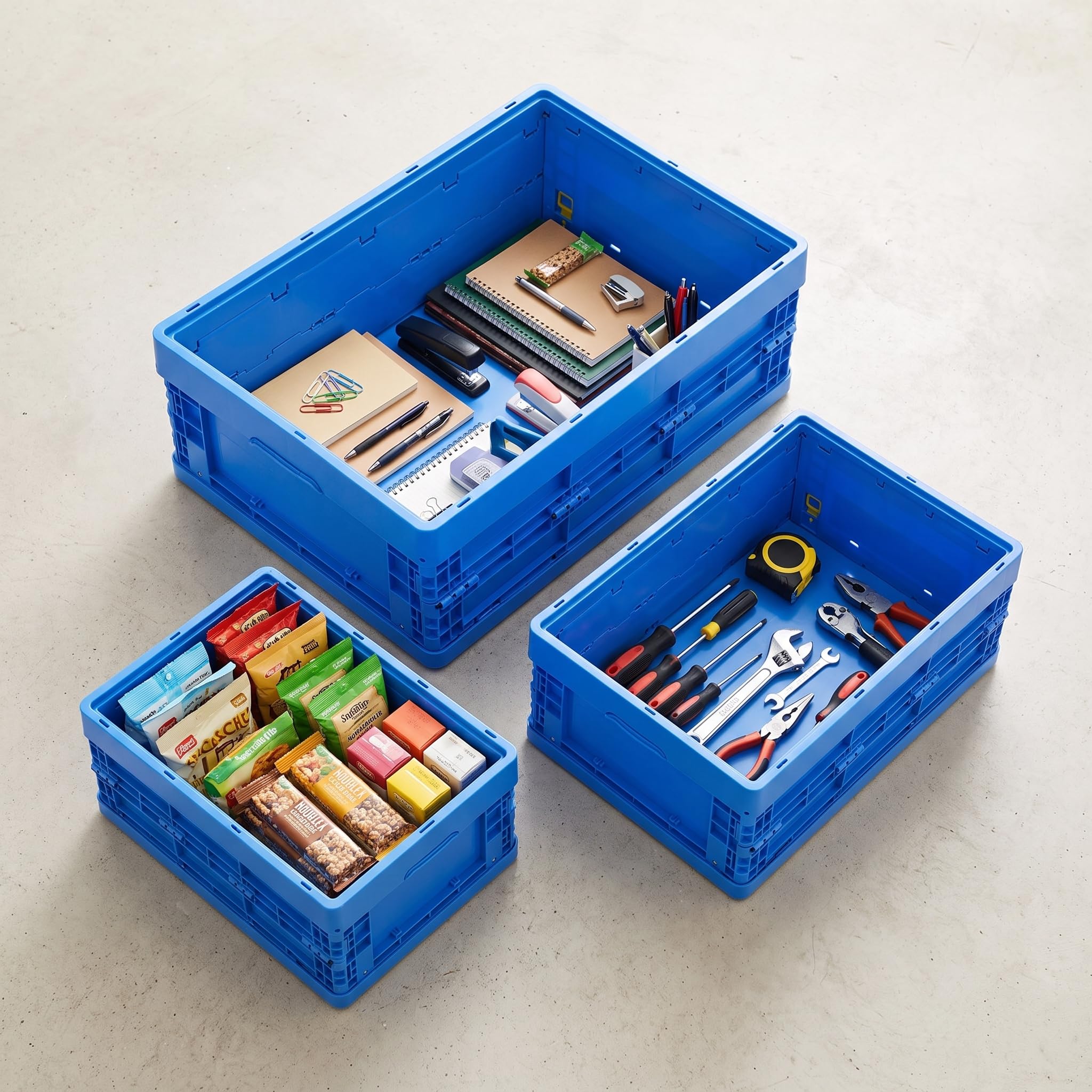 Caisse Stockage Pliable PP 30 kg, 600-310 sans couvercle