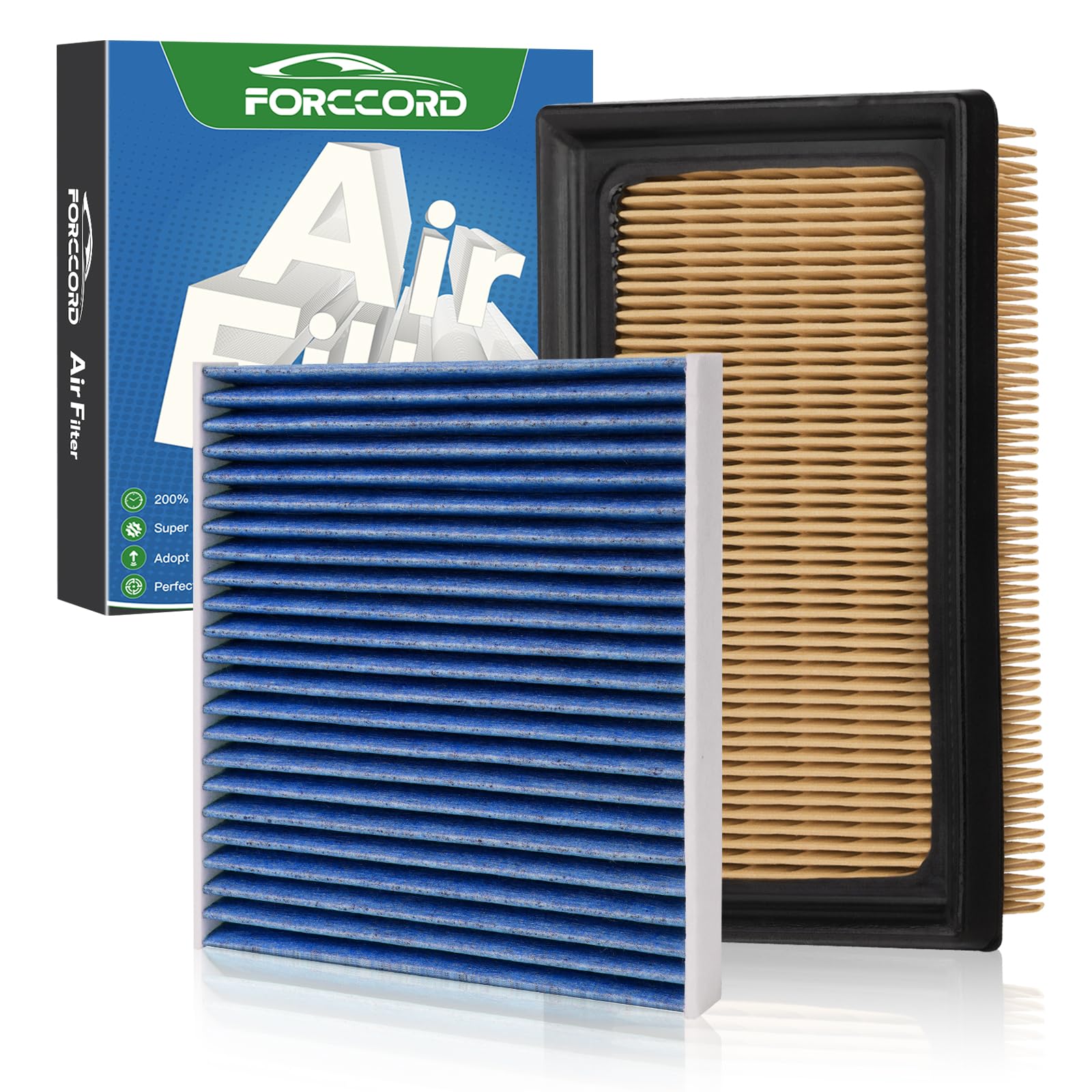 Cabin &amp; Engine Air Filter Kit for 2020-2026 Toyota Corolla 1.8L Hybrid