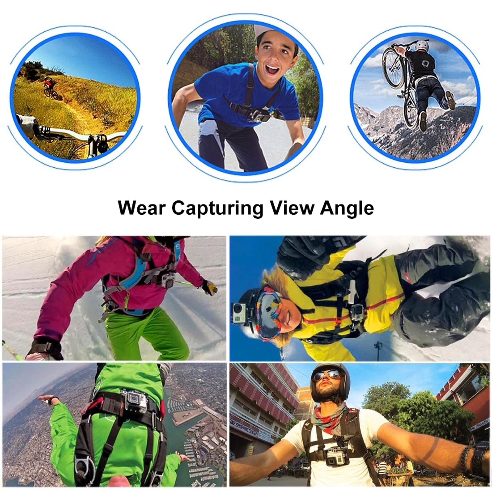 PULUZ Brustgurt-Set Für GoPro & Smartphone – Verstellbar & Stabil, Perfekt Für POV-Videos & Outdoor-Abenteuer