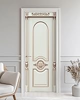 Vista 25 de Adhesivo Mural de Puerta FLFK - Zen, Pegue y Despegue, Tamaño Combinado 32"x80", Dividido en 2 Piezas