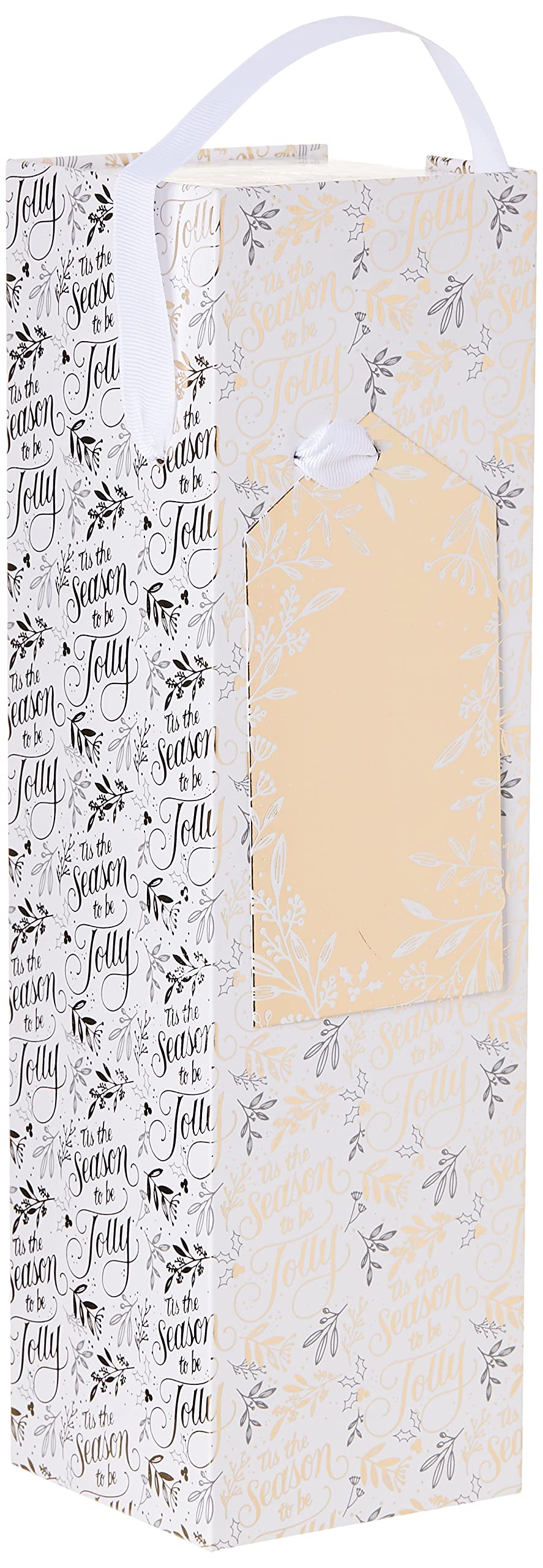 Tom SmithLuxury Rigid Bottle Boxes - Golden Foliage Christmas