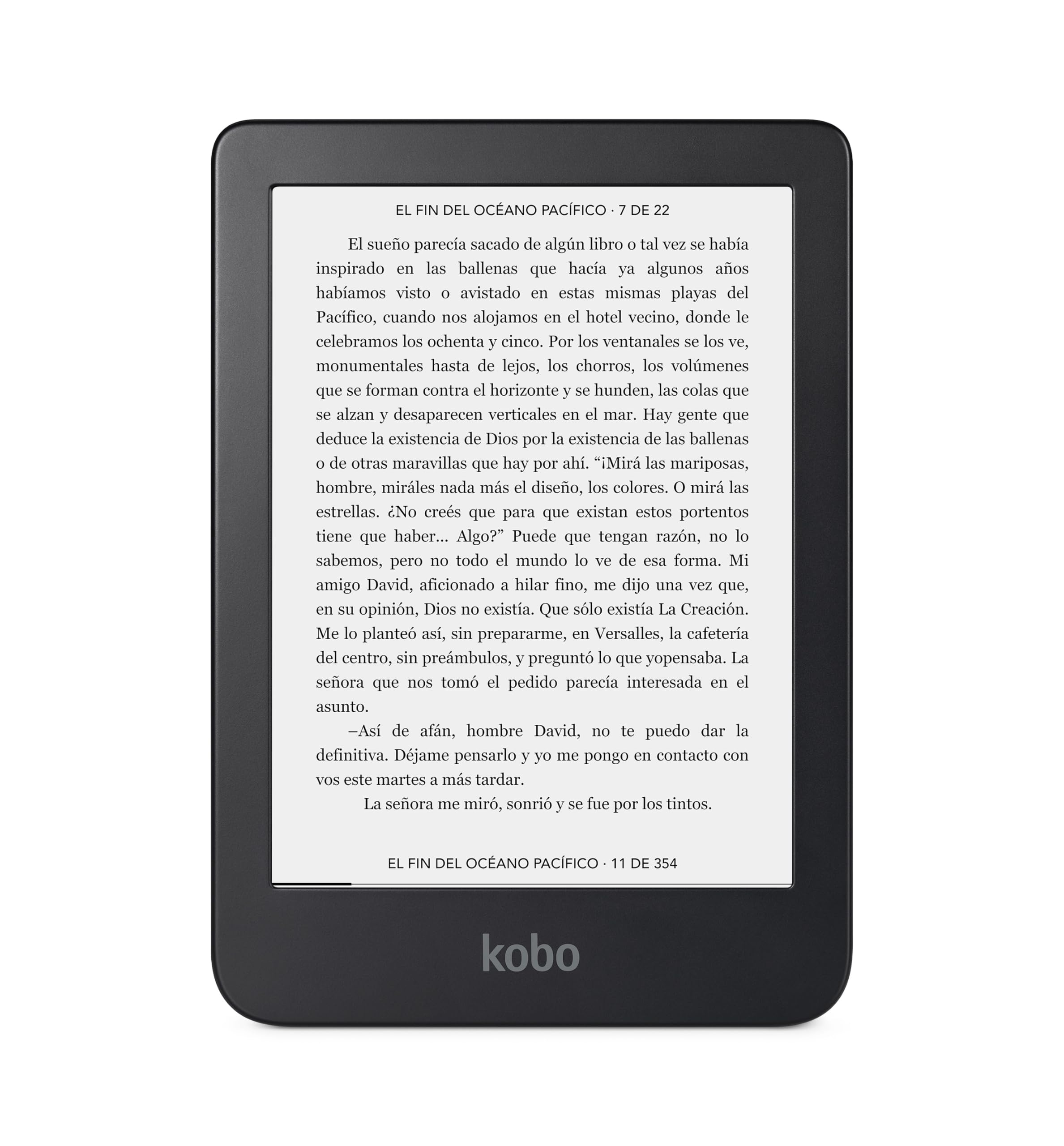 Kobo Clara 2E | eReader | Pantalla táctil antirreflejos de 6” y alta definición | Reducción de la luz azul con ComfortLight PRO | Brillo ajustable | WiFi | 16 GB de almacenamiento |