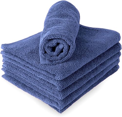 Miniatura 2 de RosenSoft - Paños de lavado extra grandes de 16 x 14 pulgadas para cuerpo y cara, gimnasio de manos, spa, toallas con la punta de los dedos para