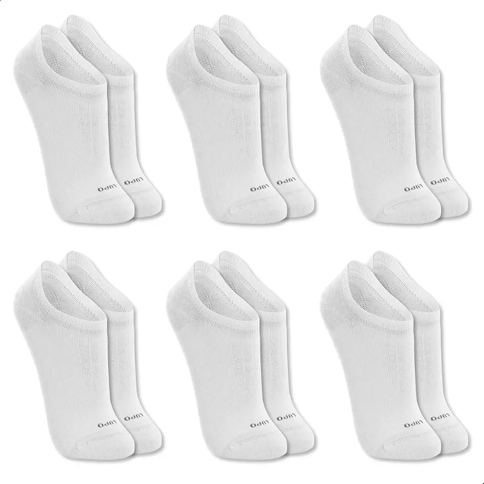 Kit 6 Pares Meia Soquete Sapatilha Invisível Esportiva Algodão Unissex Adulto