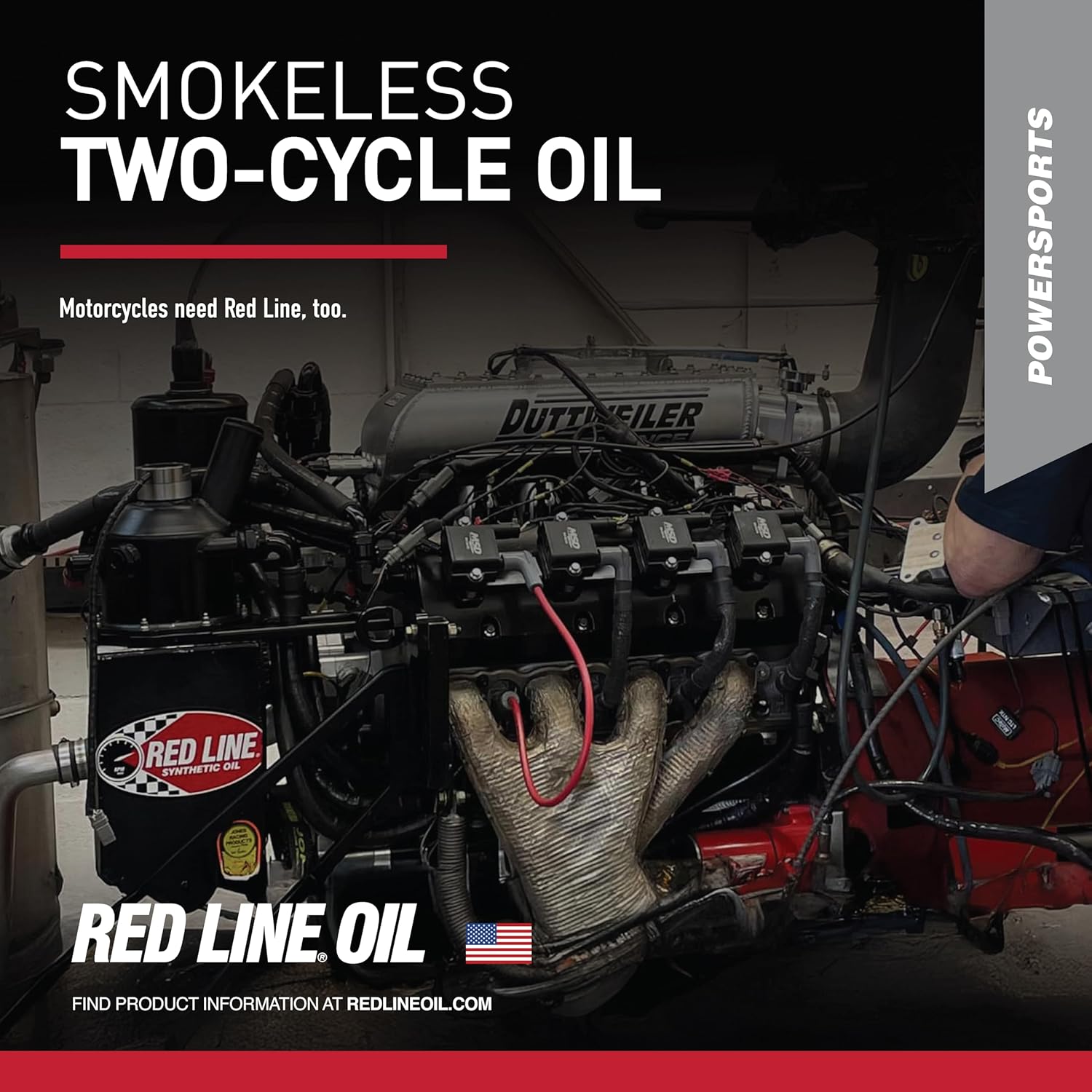 Red Line 40903 Two Cycle Oil Smokeless Synthetic - 16 Ounces