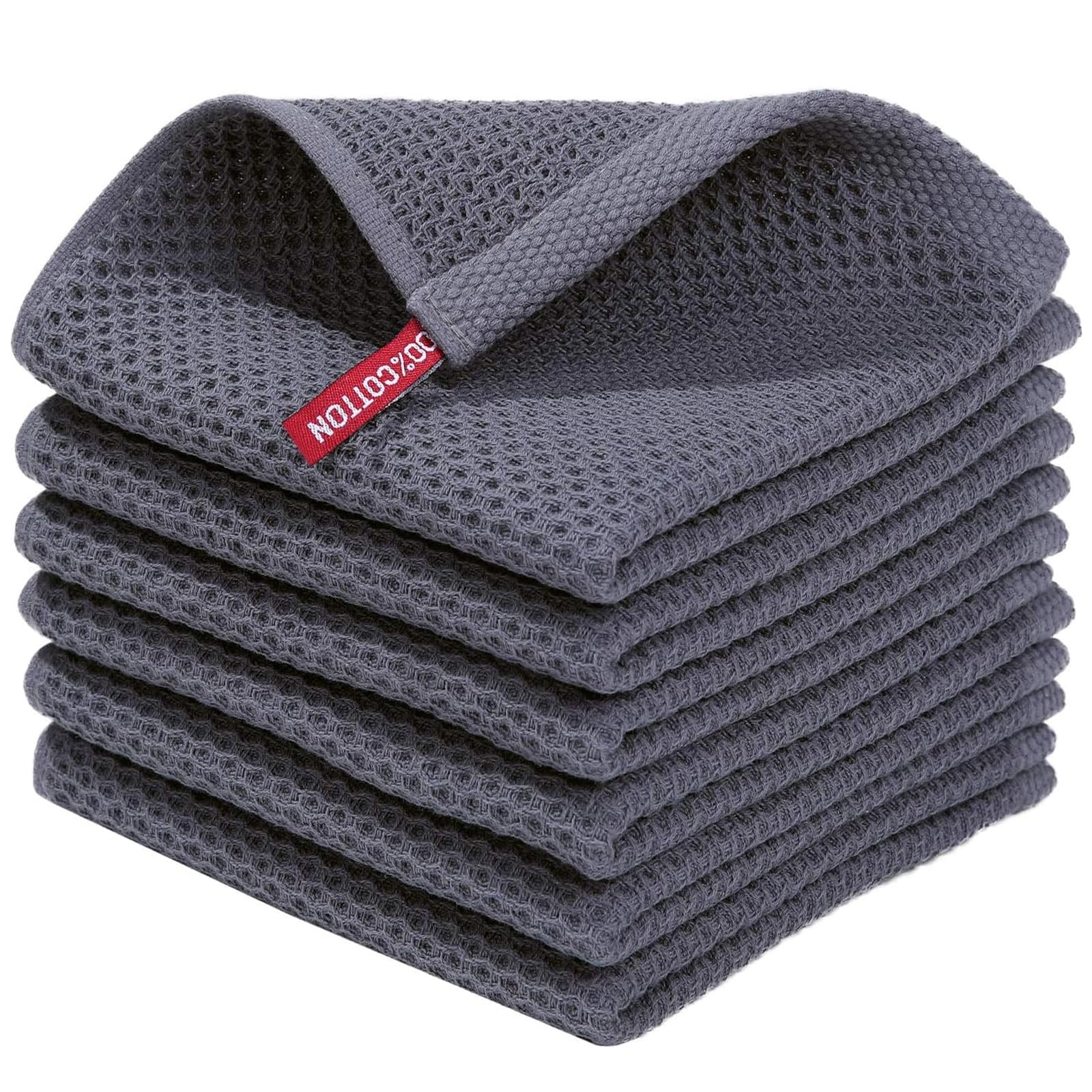 QUILTINA Kitchen Dish Cloths 6 Pack - dish cloths and dish towels | Mubboo