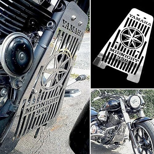 BM UK XVS950A Midnight Star V-Star 950 Protector de parrilla para radiador de motocicleta y motor