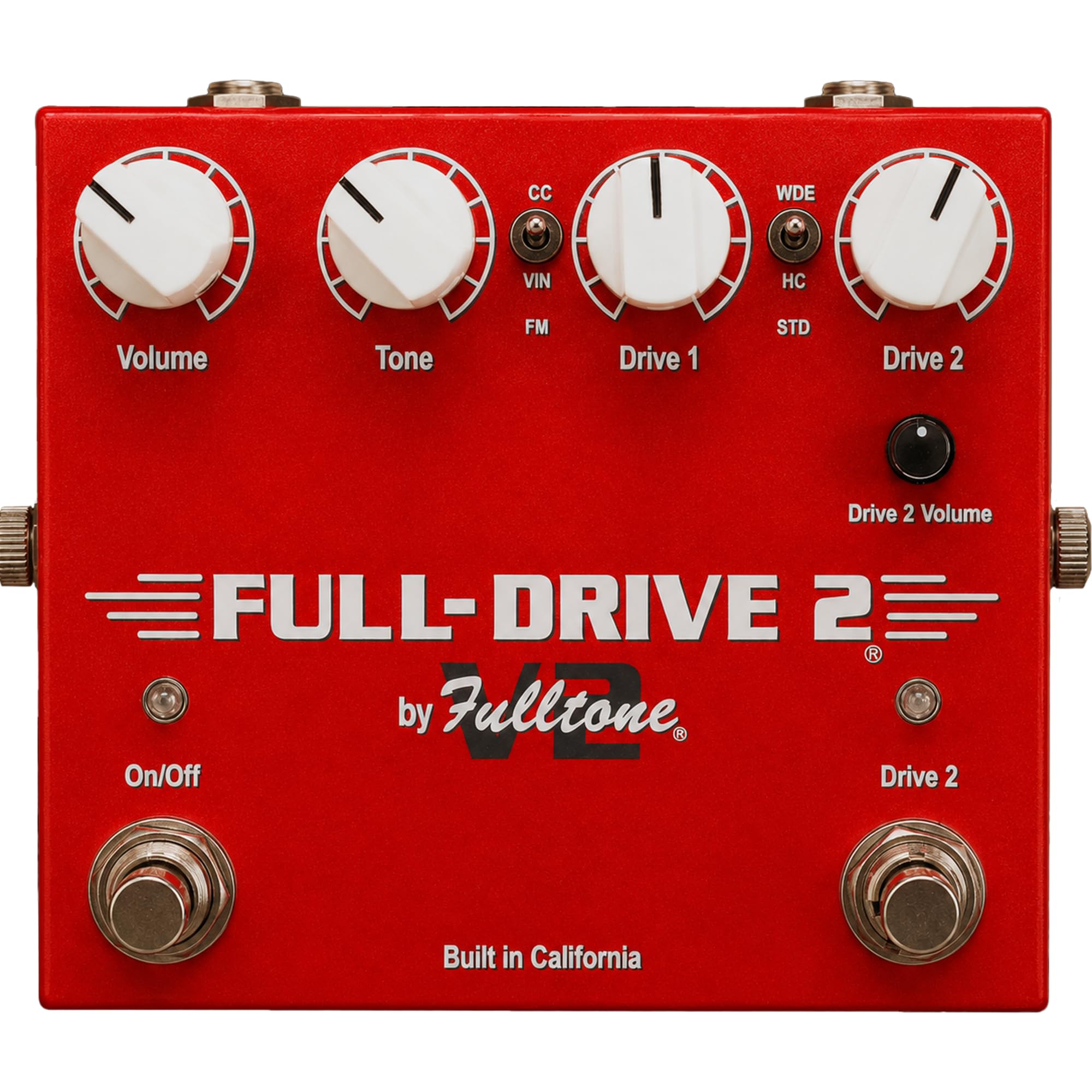 Amazon.com: Fulltone Full-Drive2 v2 Overdrive Pedal, Dual-Channel