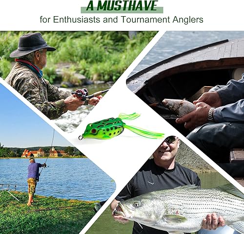 Miniatura 7 de Goture Kit de señuelos de pesca suaves con ganchos de gusano, 30335560 piezas, cebos de PVC rectosremo  tenedor cola para pesca de lubina, cebos de