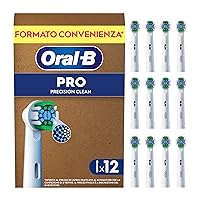 Oral-B Testine Di Ricambio per Spazzolino Elettrico Oral B, 12 Testine Pro Precision Clean