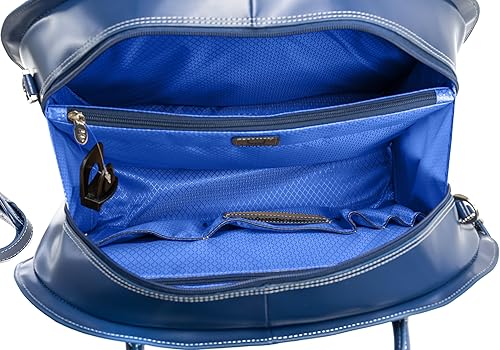 Miniatura 6 de McKleinUSA Maletín para portátil con ruedas de cuero de 15,4 pulgadas, azul (94367) Arena,Negro,Rojo,Azul,Rosado,https:/ www.Yaxa/dp/undefined
