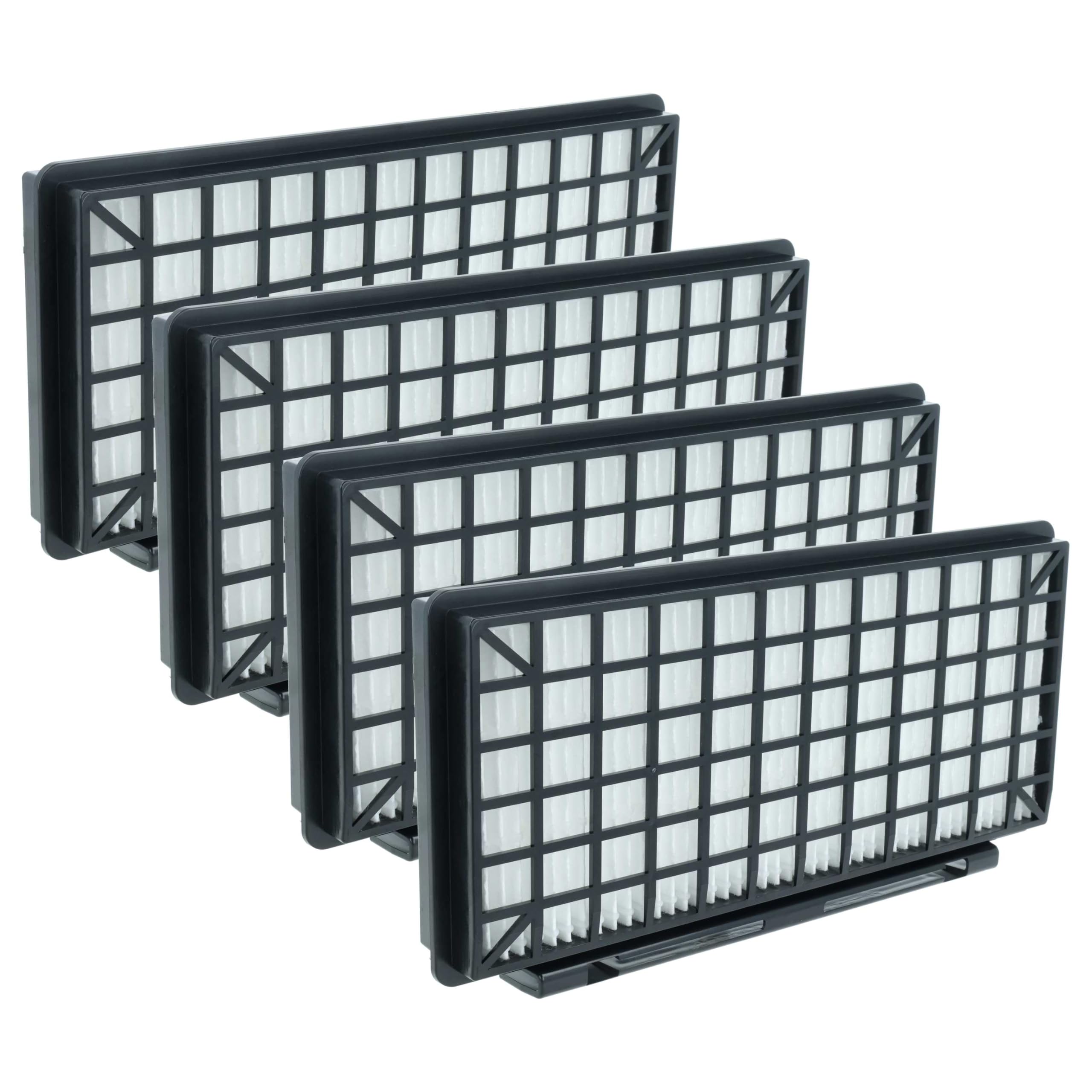 vhbw 4 x filtr do odkurzacza zamiennik do Bosch VZ 154 HFB do odkurzacza - filtr HEPA czarno-biały