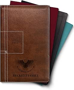 Hope Harbor Personalized Thinline Zipper Bible with God
