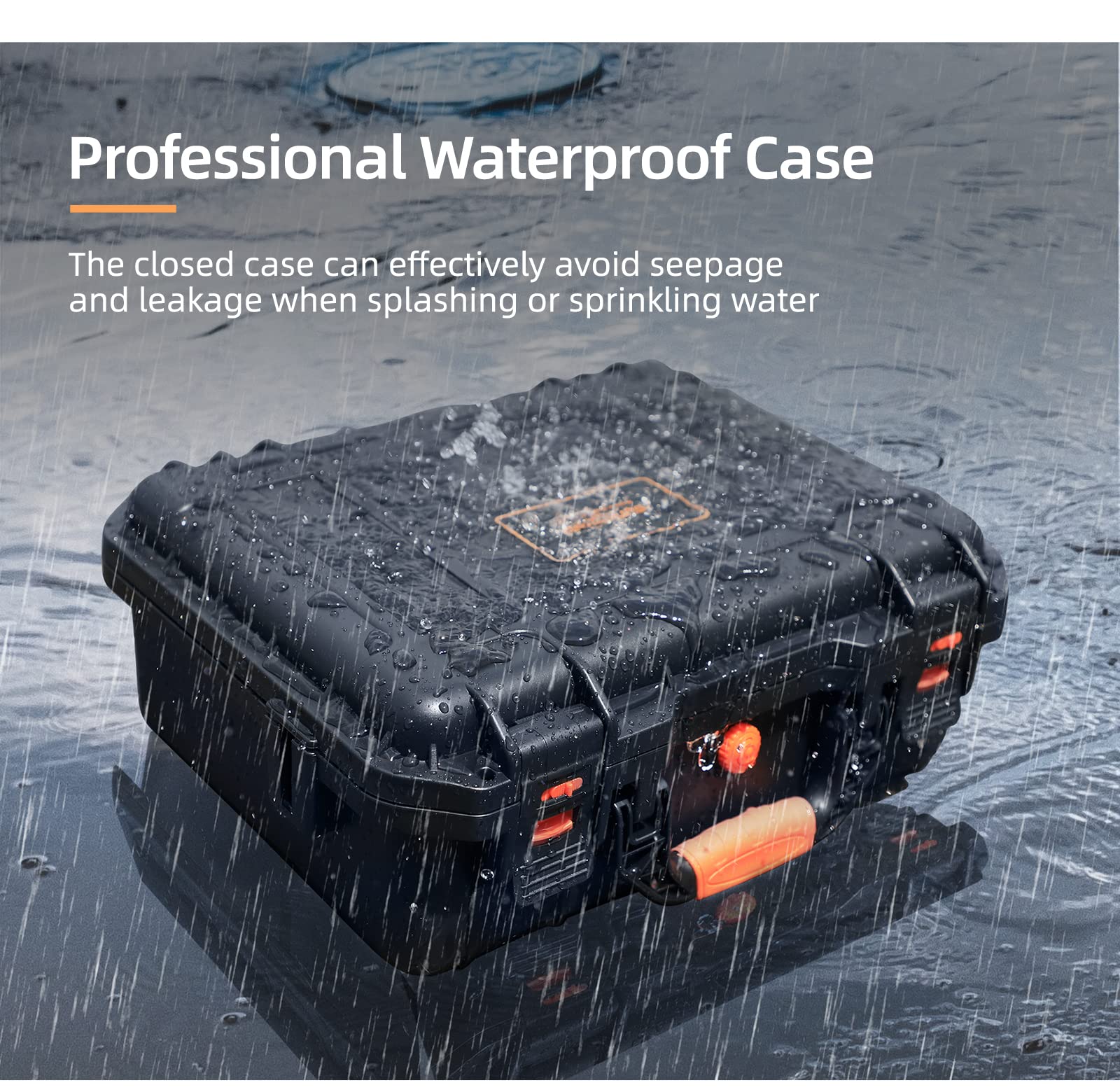 Estuche de almacenamiento rígido para DJI RS 3 Maleta maletín de transporte impermeable para estabilizador caja antiarañazos antideformación antigolpes