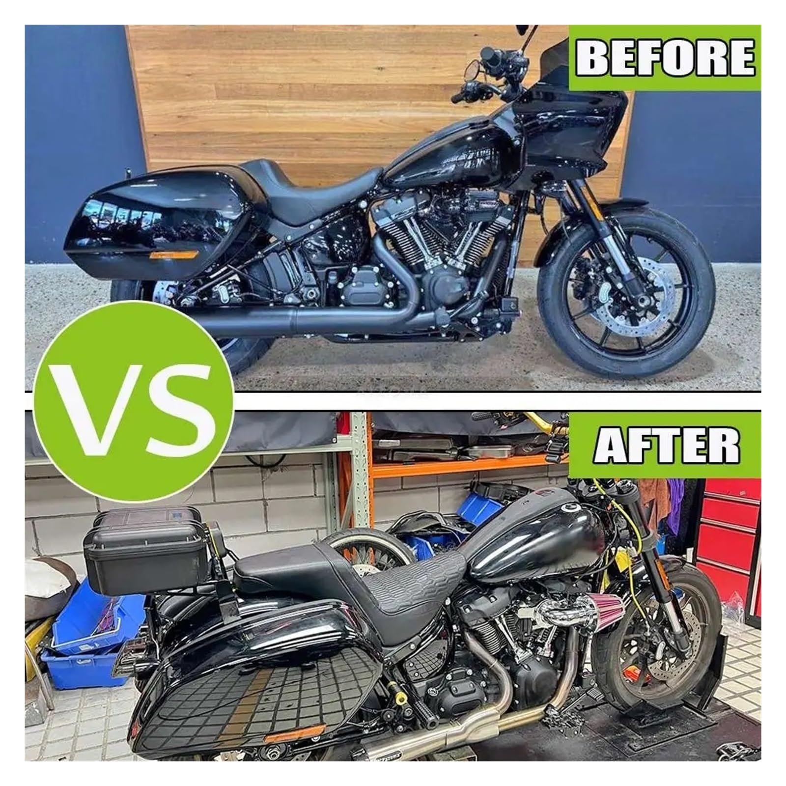 Zdejmowane oparcie Poduszka oparcia pasażera motoc Pasuje do Harley Softail Low Rider ST FXLRST EI FXRST FLSB oparcie pasażera Sissy Bar tylny bagażnik(Purple)