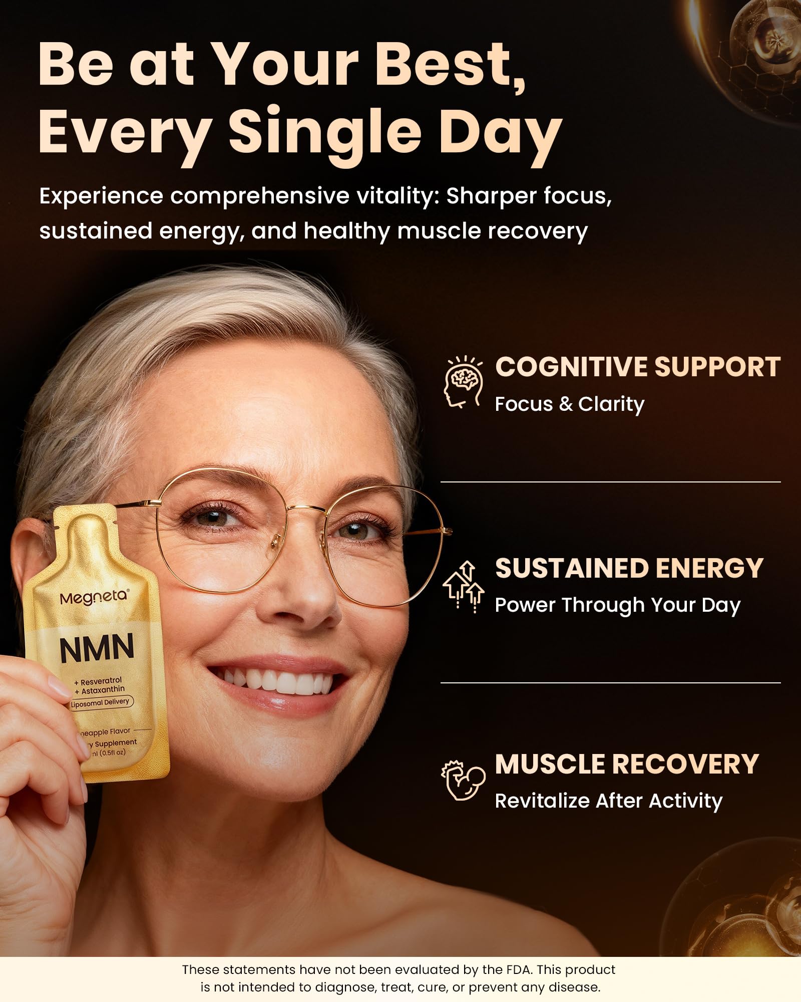 Liposomal NMN Liquid Pouches, 600mg with Resveratrol, 30 Servings — Amazon image 10