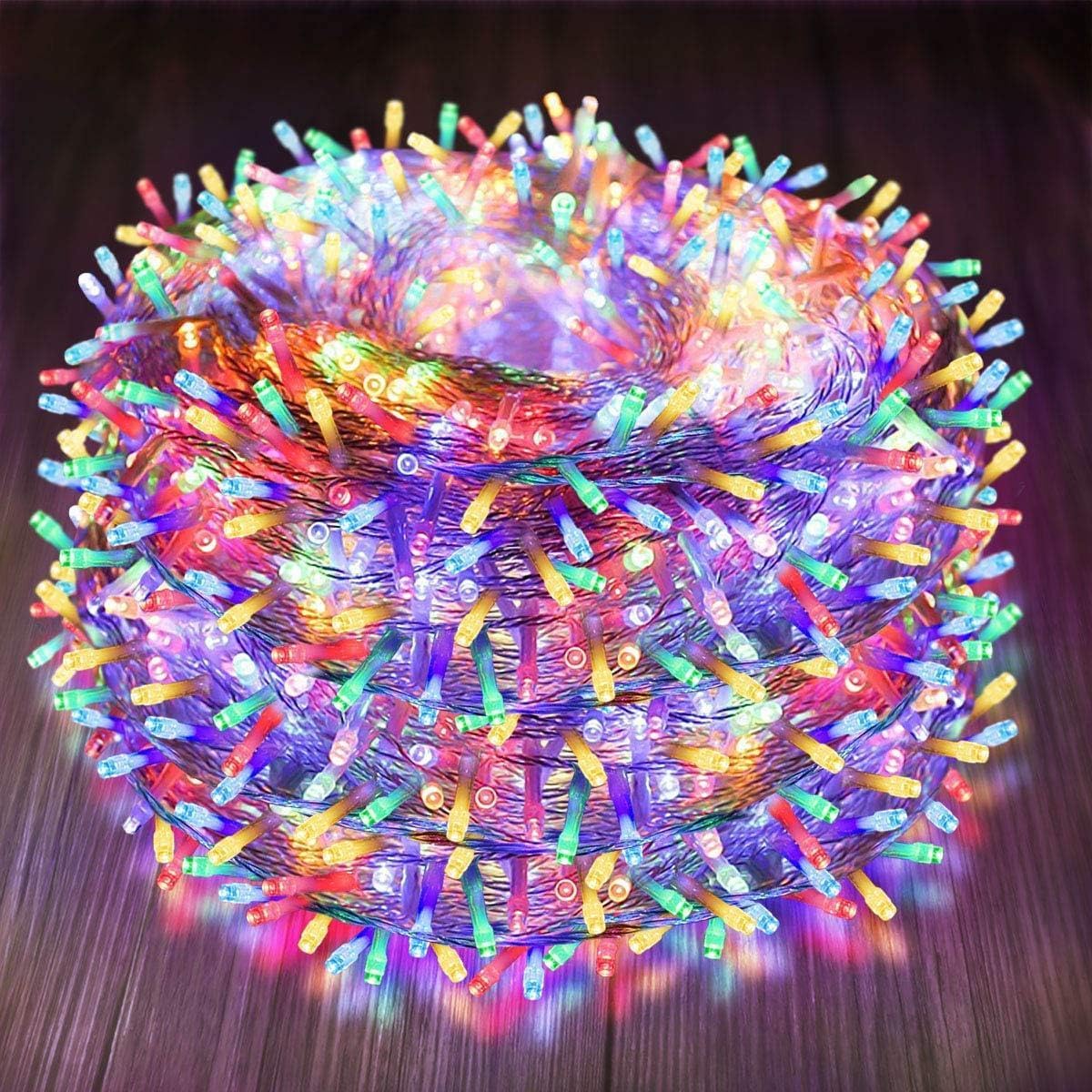 SHATCHI 300LEDs/30m Fairy Lights Clear String Lights – Mains, Multifunction 8 Modes, Timer, Memory, Indoor/Outdoor Low Voltage Waterproof Christmas Tree Home Decorations