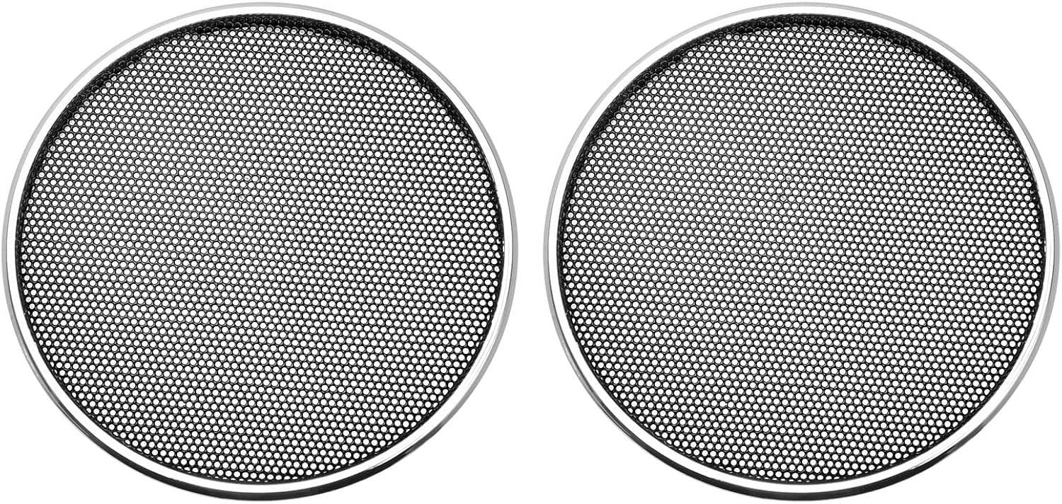 Rebower Speaker Grill Cover Mesh Black Subwoofer Grill