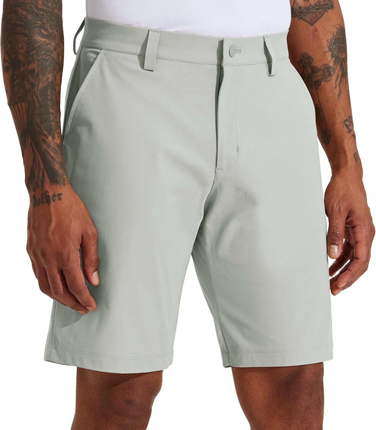 Willit Men's Golf Shorts Stretch Work Dress Shorts Quick Dry Hiking Athletic Casual Shorts with Pockets 10"