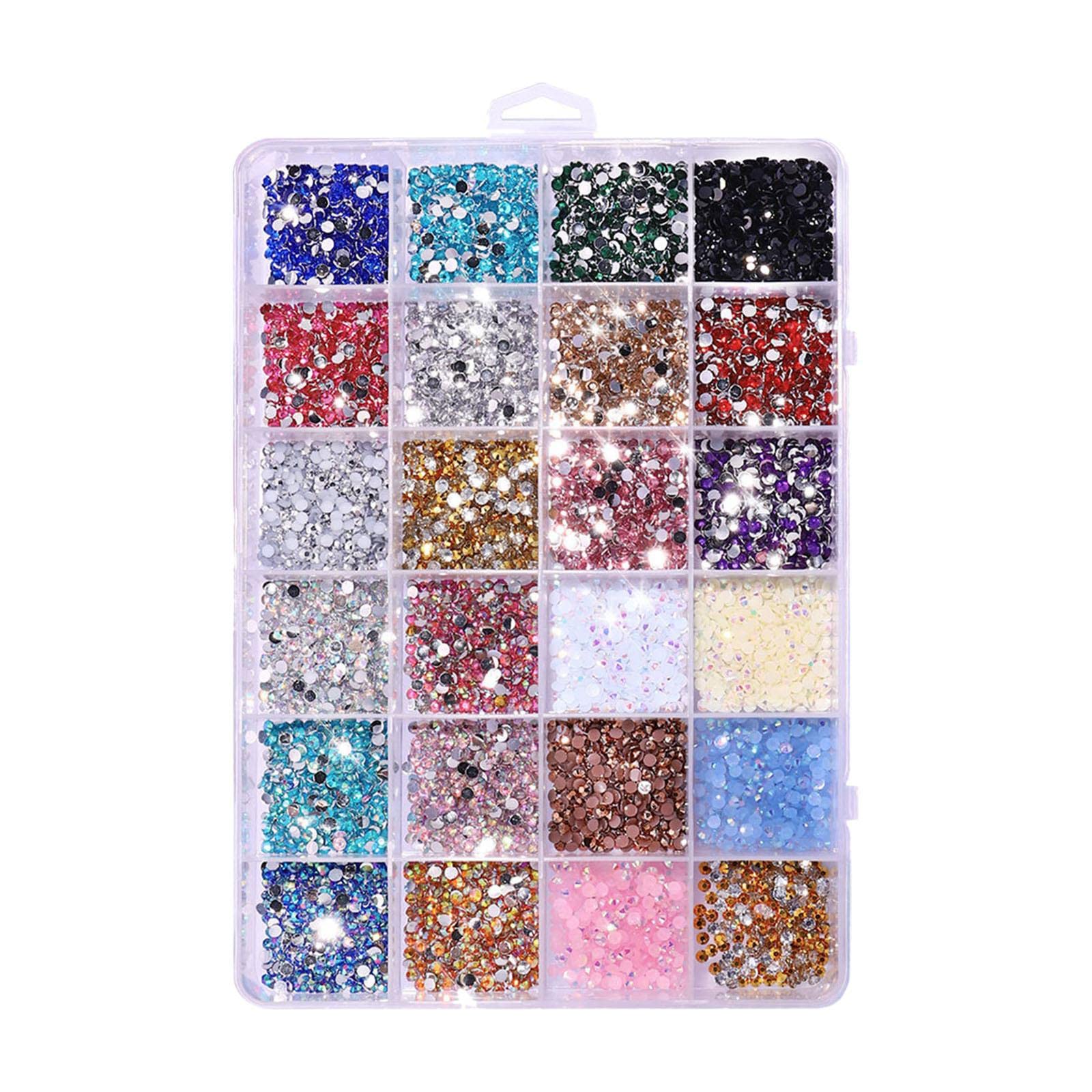 Generic 3500-Piece Rhinestone Embellishments for Phone Cases, Large Size