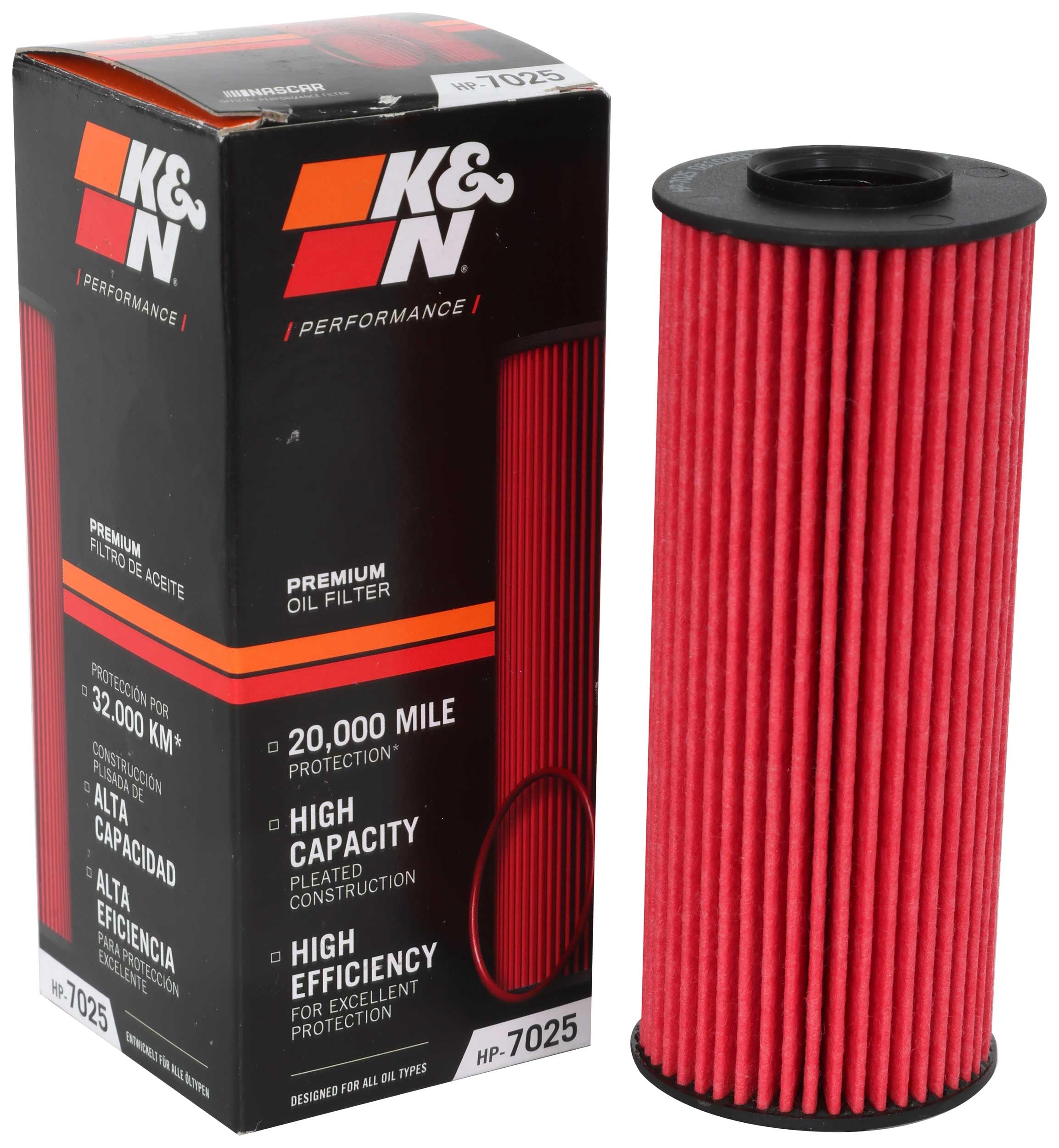 K&N Premium Oil Filter: Designed to Protect your Engine: Fits Select CHRYSLER/DODGE/JEEP/RAM Vehicle Models (See Product Description for Full List of Compatible Vehicles), HP-7025