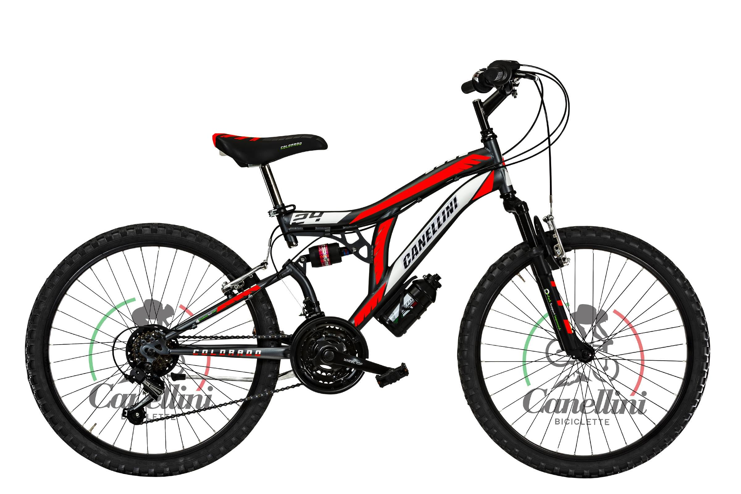 Bicicletta Bambino FULL SUSPENSION 24 COLORADO - Ruote 24"