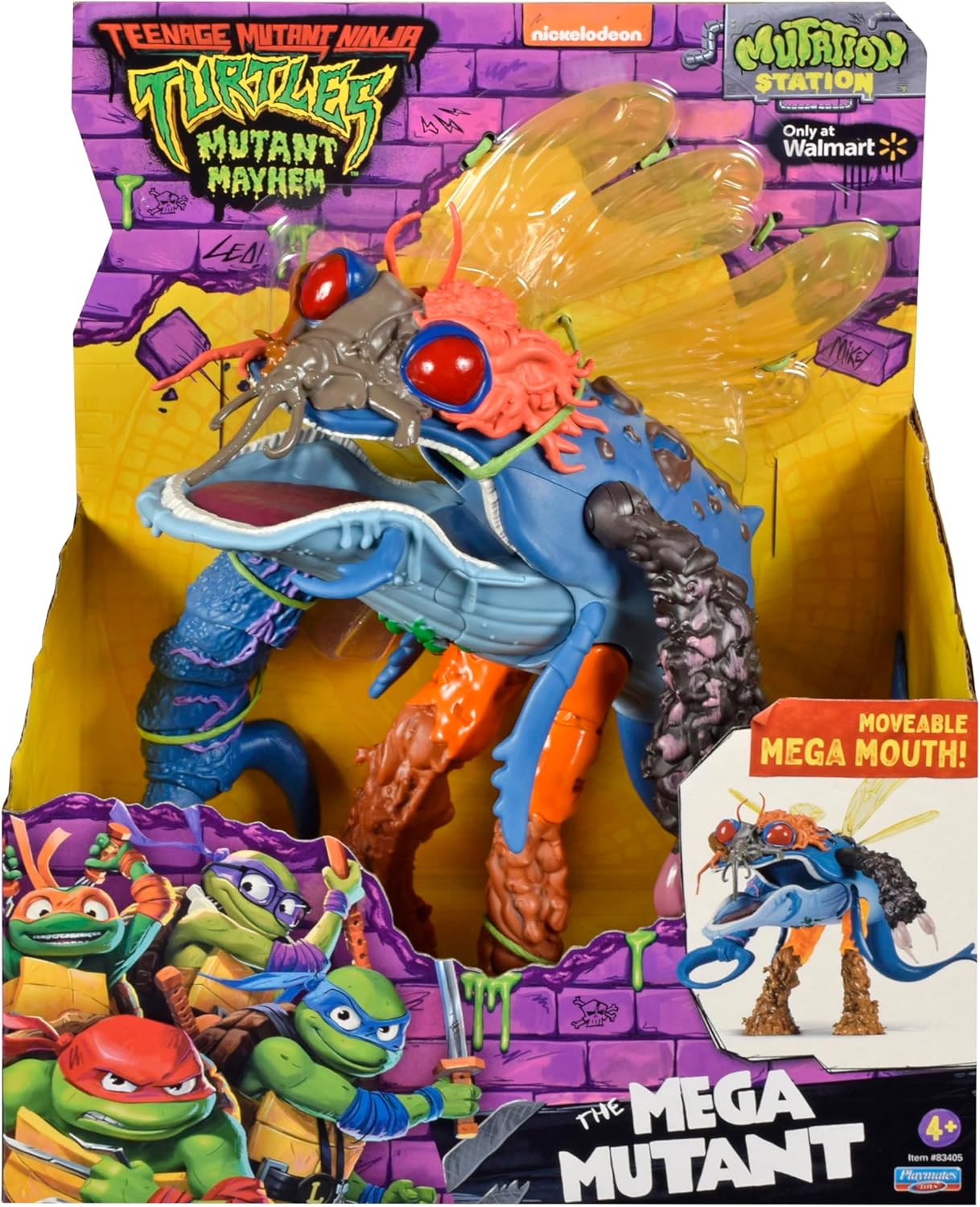 PlayMates Teenage Mutant Ninja Turtles: Mutant Mayhem 10" Giant Megamutant Figure Toys