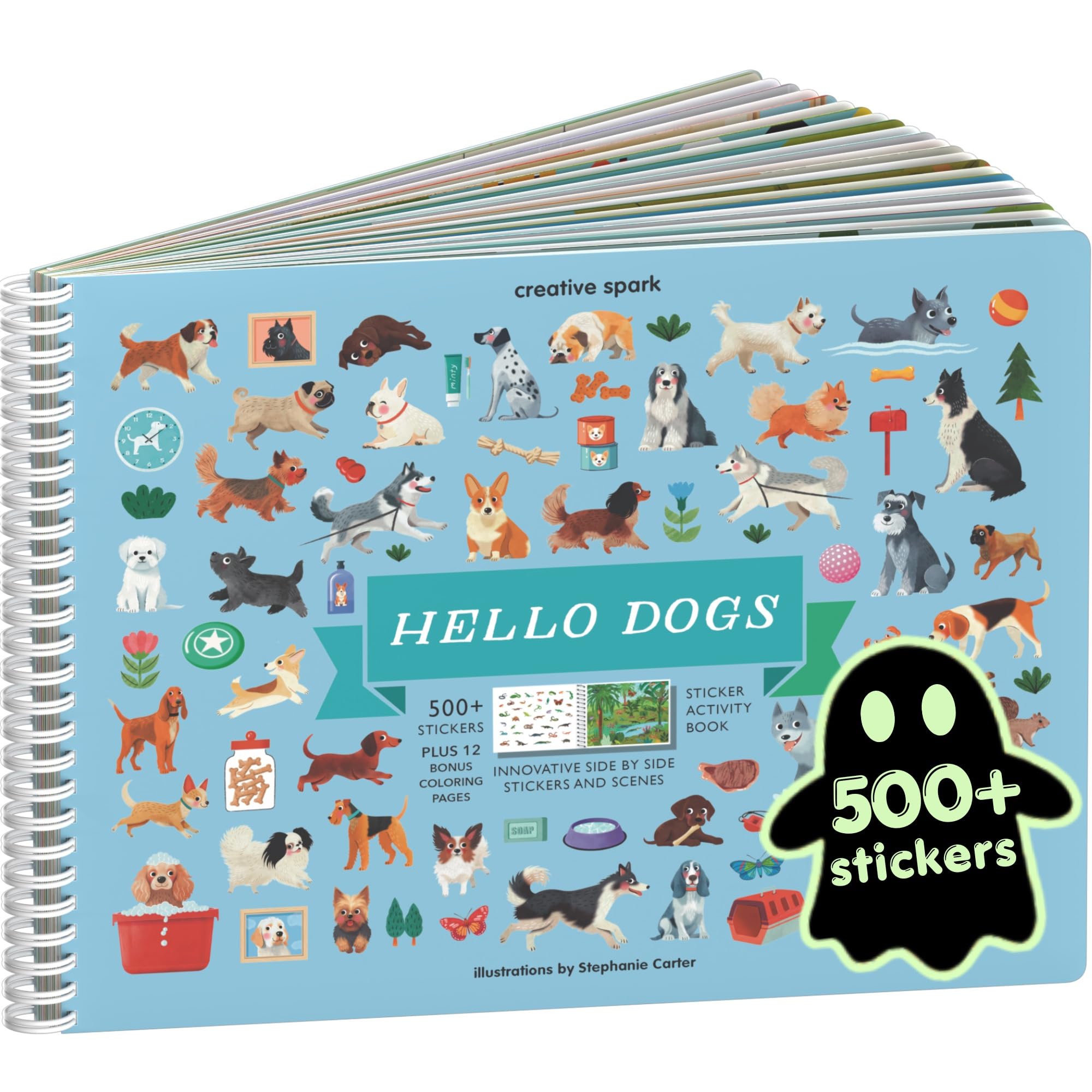Cupkin Hello Dogs Coloring &amp; Sticker Activity Book | 500+ Stickers