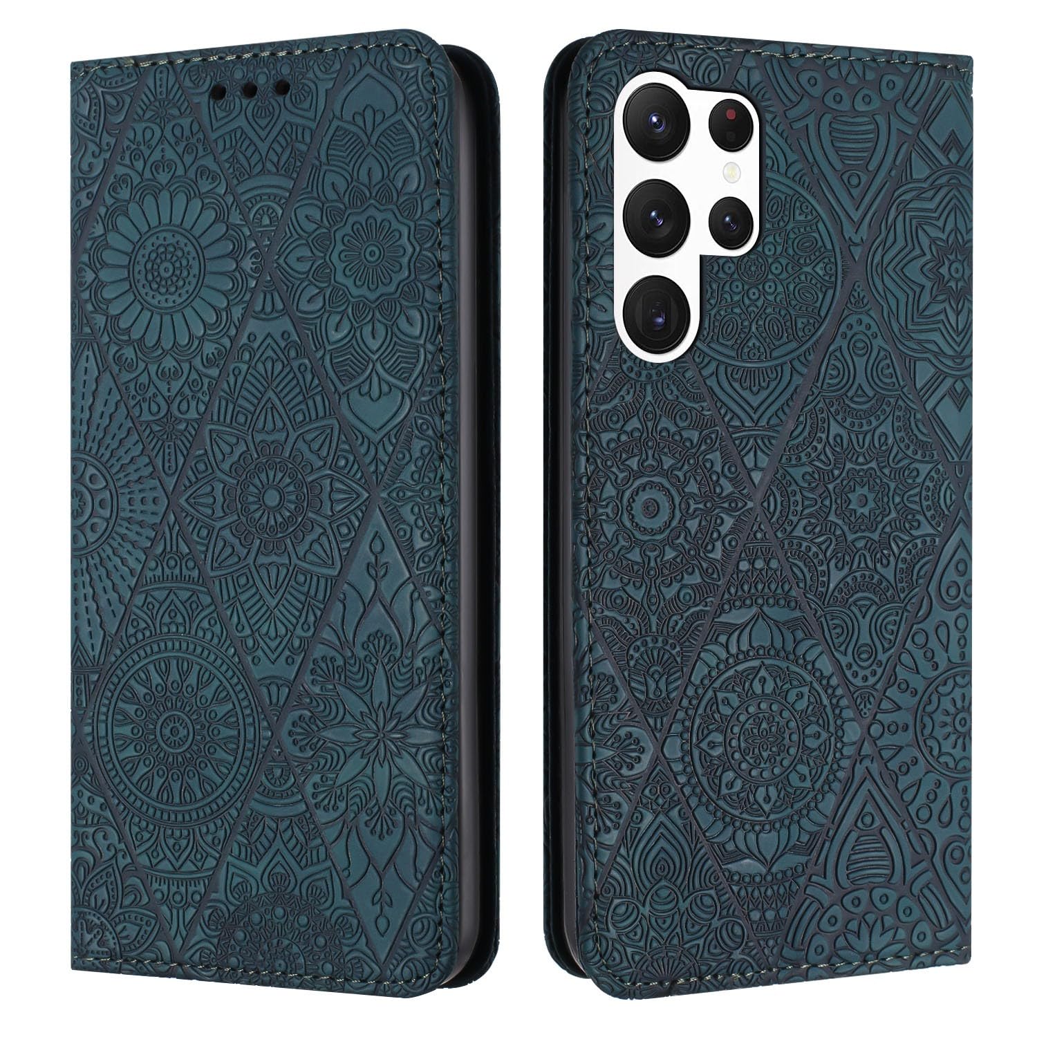 Étui Galaxy S25 Plus contre rayures et écran brisé bleu - 6