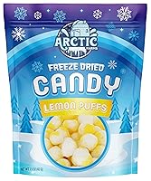 Vista 11 de Arctic Farms Caramelos liofilizados de caramelo agrio en bolsa y en caja (Gigantes de limón) (3 onzas)