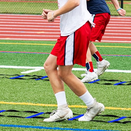 Miniatura 10 de Kinetic Bands Speed and Agility - Juego de escalera para ejercicios de velocidad y agilidad - Bandas de resistencia para piernas y escalera de