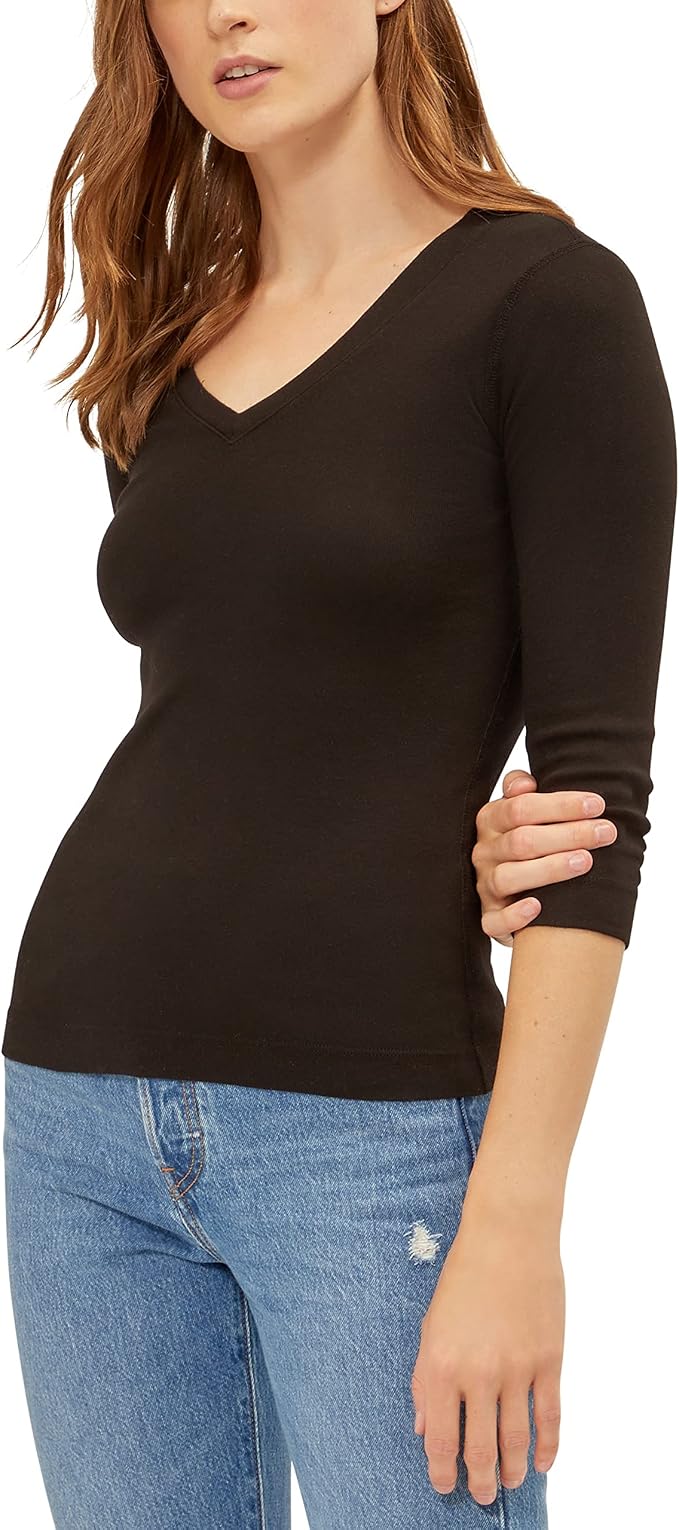 4 Sleeve V Neck Tee at Amazon 