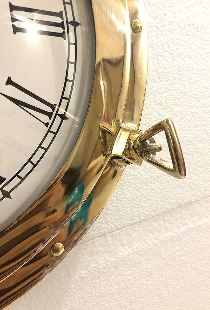 レア アンティーク 海兵隊 真鍮船舶 ポートホールタイプ アナログ壁掛け時計 Amazon.co.jp: Nagina International 30.5 cm アンティーク マリン