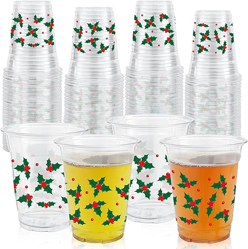 Miniatura 19 de ABURRORI 50 piezas de vasos de plástico groovy de 12 oz, decoraciones de fiesta boho con flores de margarita desechables, vasos de plástico