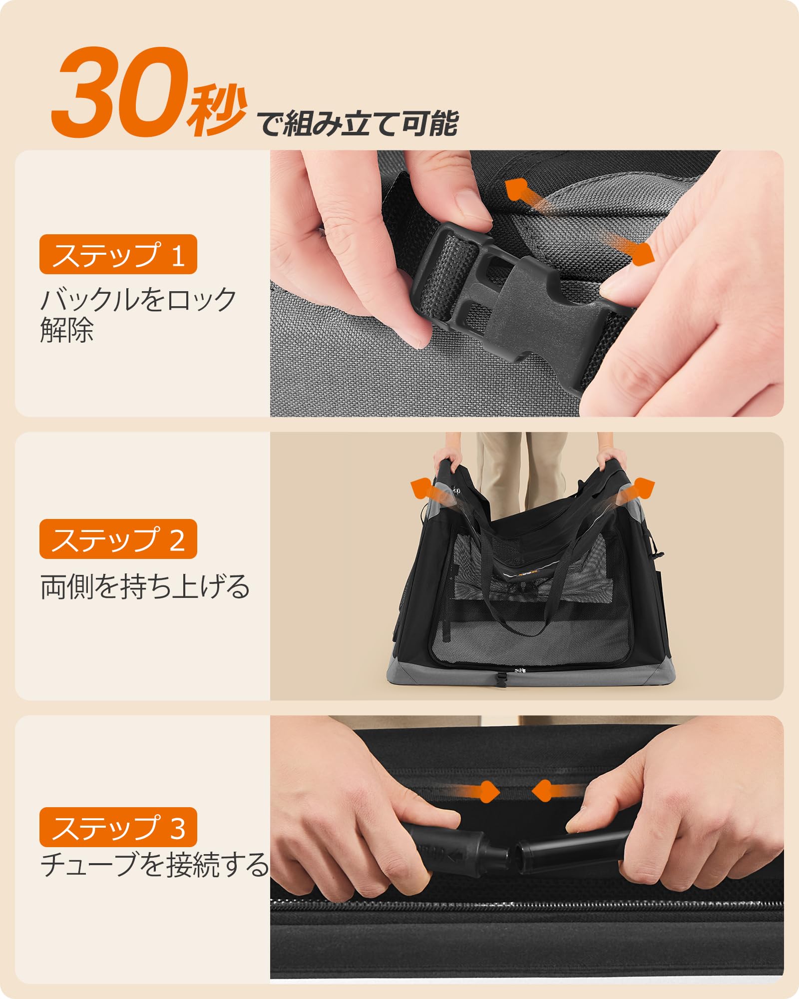 Amazon.co.jp: Feandrea ペットキャリー 犬用キャリー 犬用バッグ
