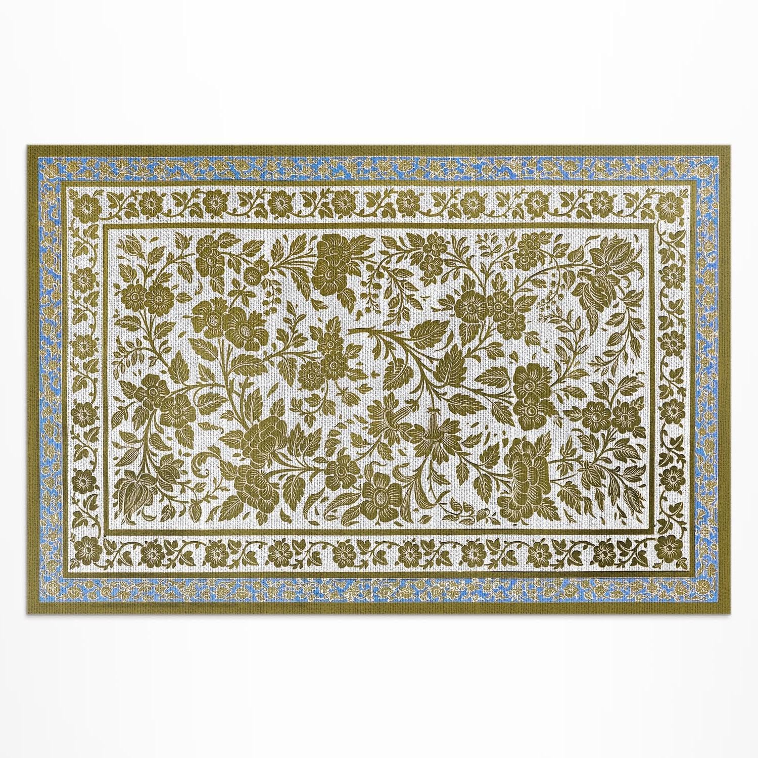 Tapis en vinyle 100x150 cm Hippie Lac par Matthew Digby Wyatt pour balcon