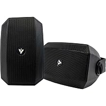 VOYZ 4" 2-Way Wall Mounted Speakers High-Performance 100W 70V 8ohm Indoor & Outdoor Loudspeakers with Polypropylene Cone Woofer -Sound System for Home, Patio, and Commercial Use