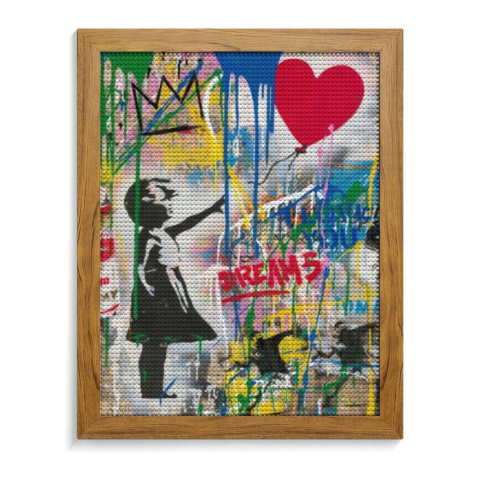 【絵画】【美品】【値下げ交渉可】【Banksy】 Amazon.co.jp: バンクシー Banksy 犬を散歩する少年 ポスター