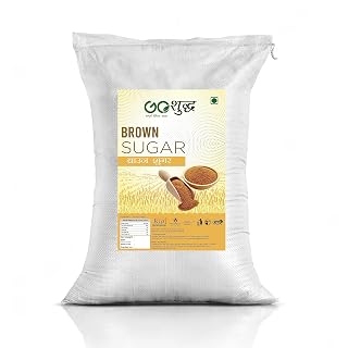 Goshudh Brown Sugar 10 kg | (Unrefined brown sugar) Diabetic Friendly | Replacement for Sugar | Healthy Natural Sweetener For Cooking & Baking
