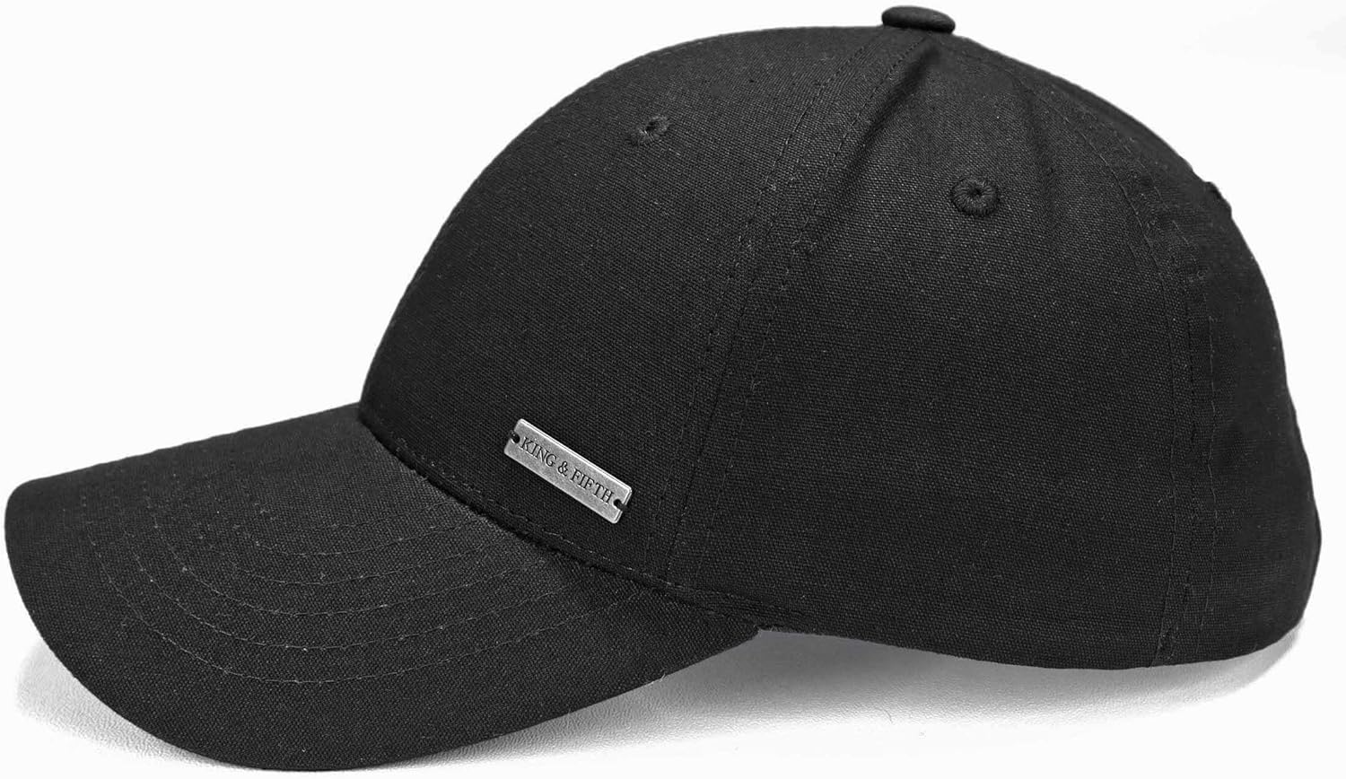 Fashion Baseball Hats for Men by King & Fifth | The Senna Baseball Cap with Low Profile & Menswear Fabric + Baseball Caps - Image 7