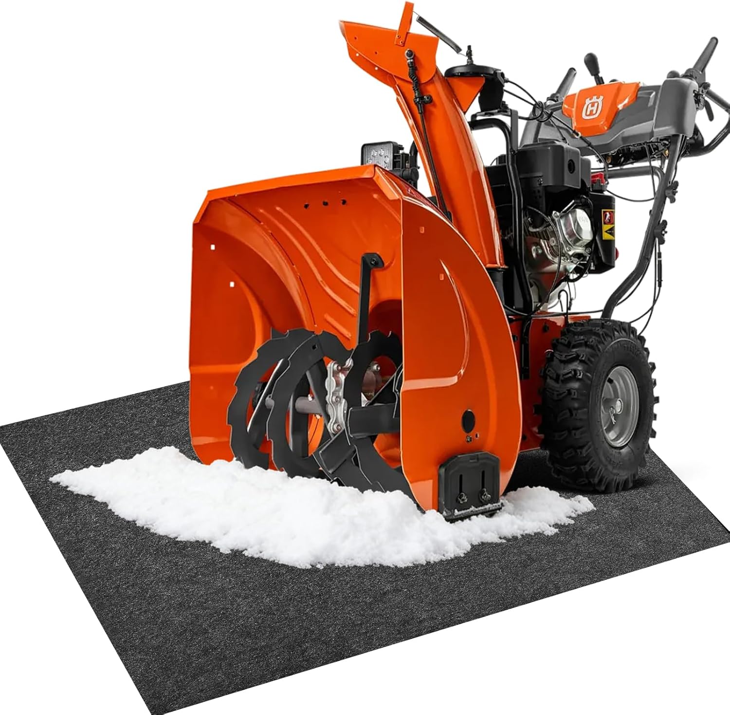 6.6 x 8.5FT Absorbent Oil Spill Mat,Highly Absorbent Maintenance Mat,Garage Floor Mat Under Car,Oil Pads Drip Leak Mat with Weather Backing,Reusable,Washable,Protects Floor